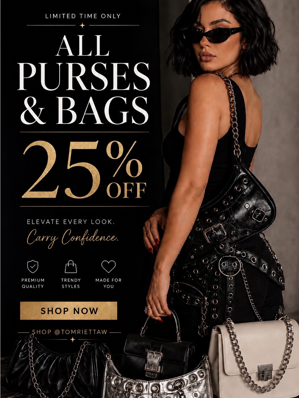 All Purses & Bags 25% off